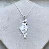 Israel Map Necklace Sterling Silver, Star of David, No Other Country or Custom Engraving - handmade in Israel