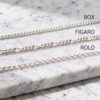 925 sterling silver or gold plated chain, made in Israel