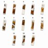Numbered chart of all white epoxy olive wood mezuzah styles 1-13 - choose your style by number